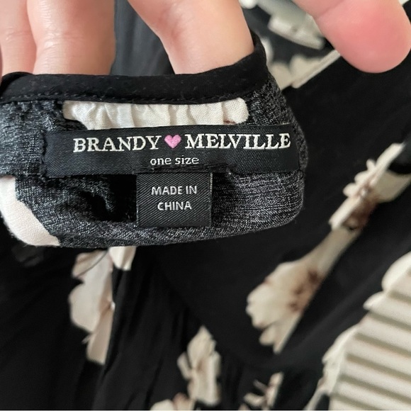 Brandy MELVILLE jada dress floral flowy adjustable straps and low back size: OS - Picture 6 of 6